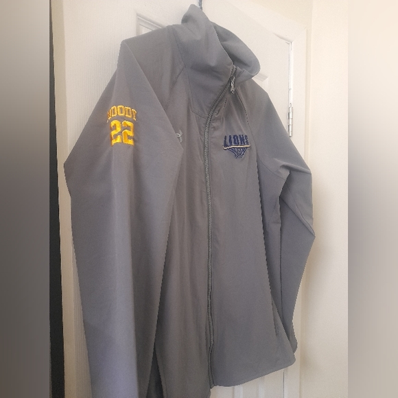 Under Armour - Mens Track Jacket - Lions - Small - Gray - Picture 6 of 12